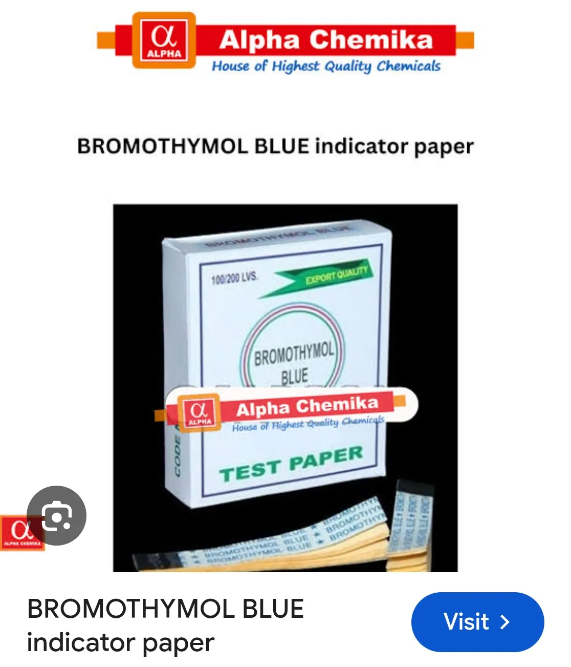 Bromothymol Blue